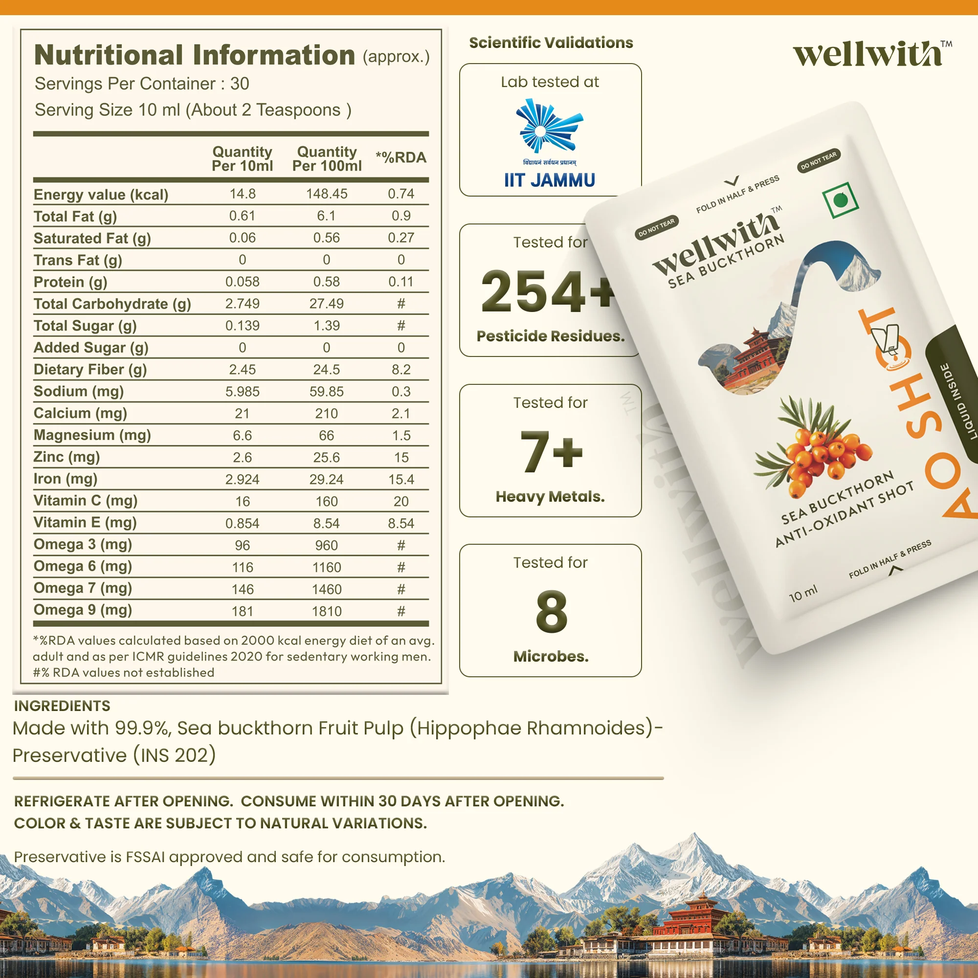 Sea Buckthorn Antioxidant (AO) Shot - Image 4