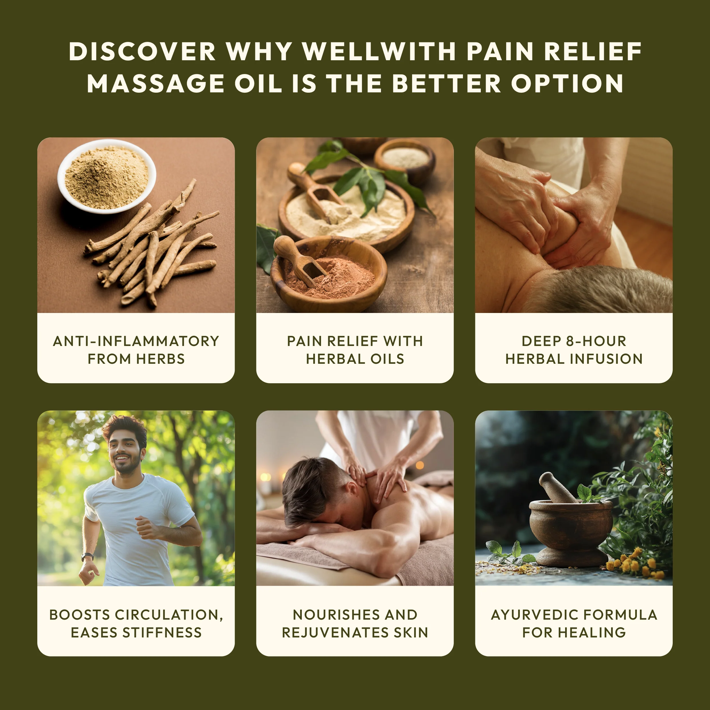 Ayurvedic Pain Relief (Massage) Oil - Image 4