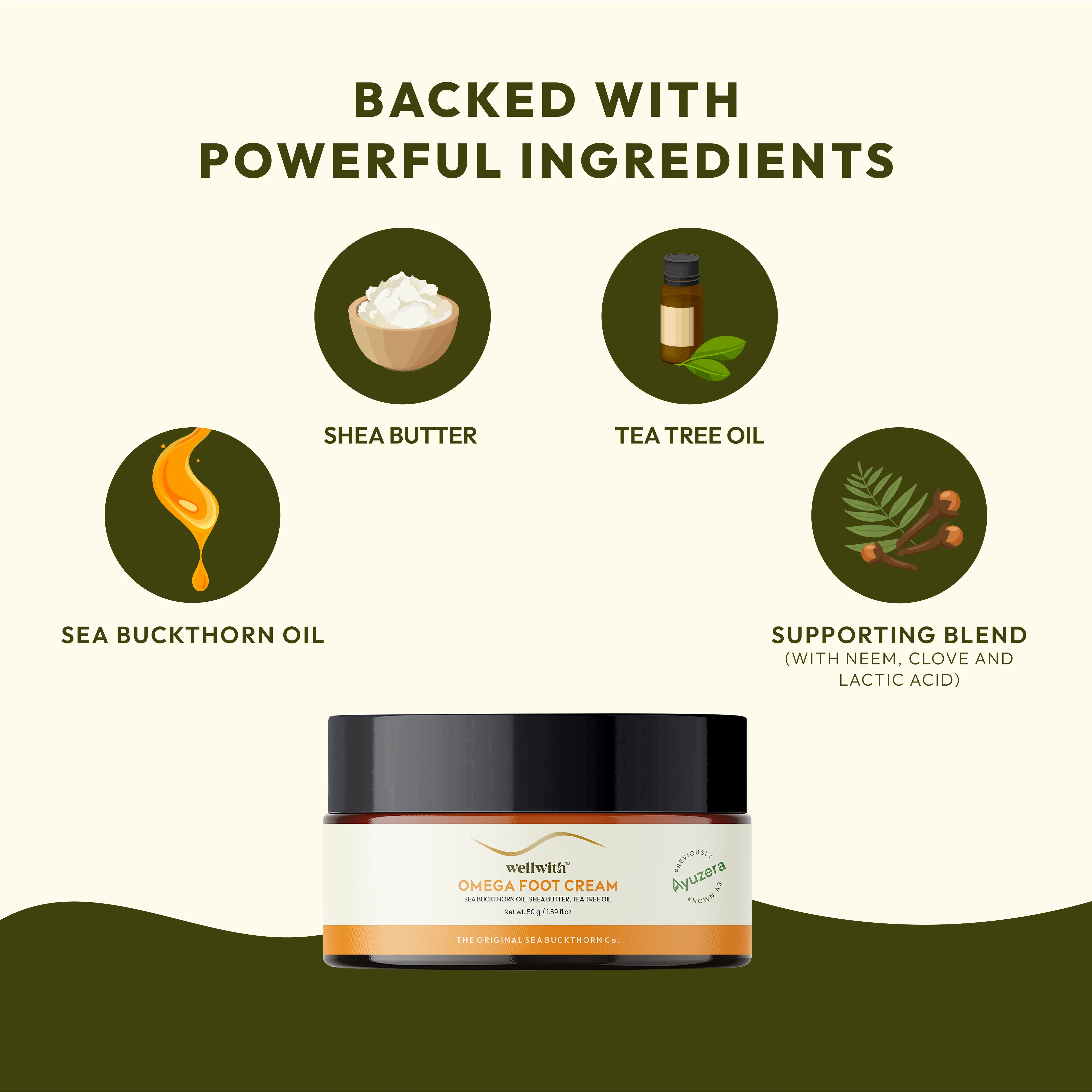Sea Buckthorn Foot cream 50gm - Image 8