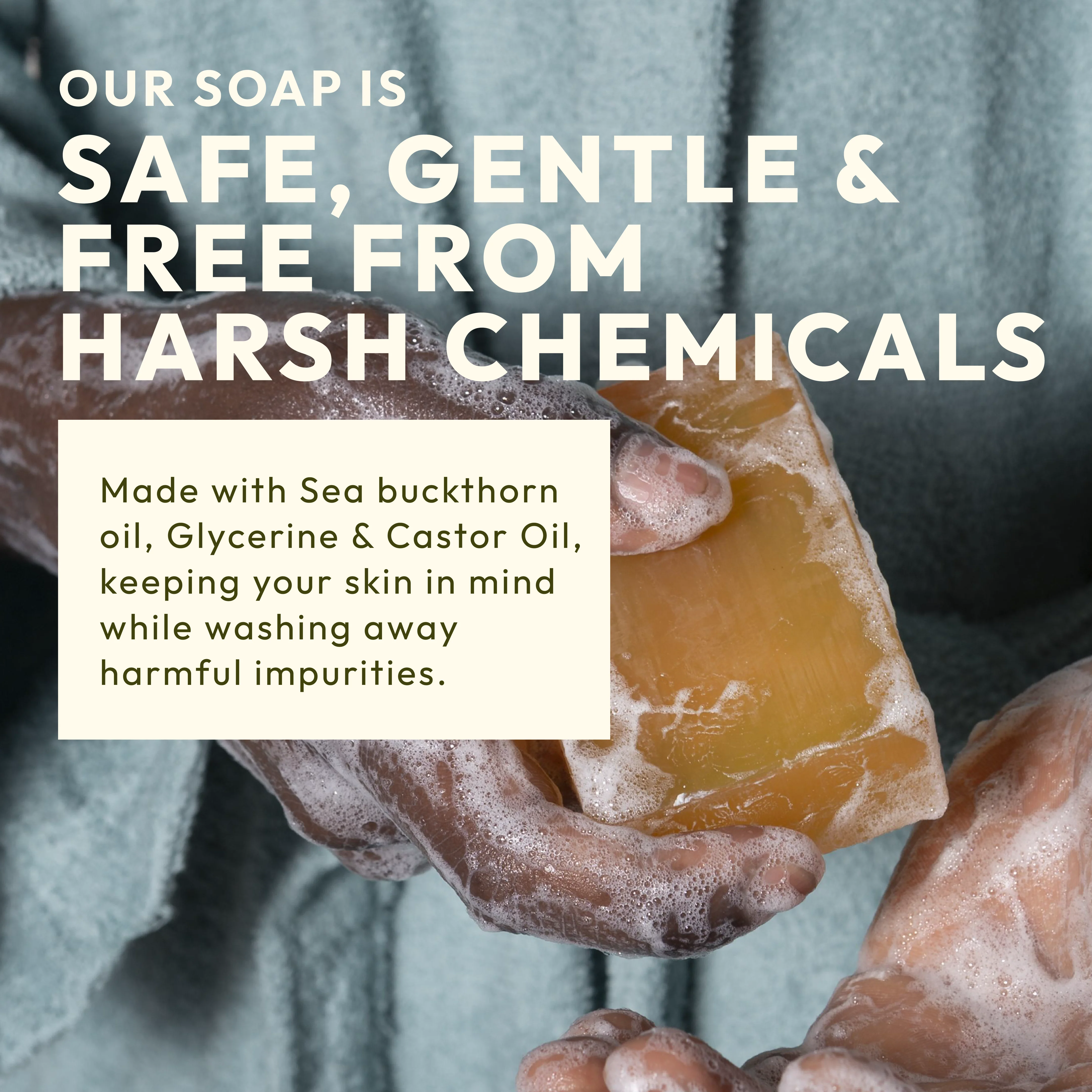 Sea Buckthorn Natural Soap 100gm - Image 8