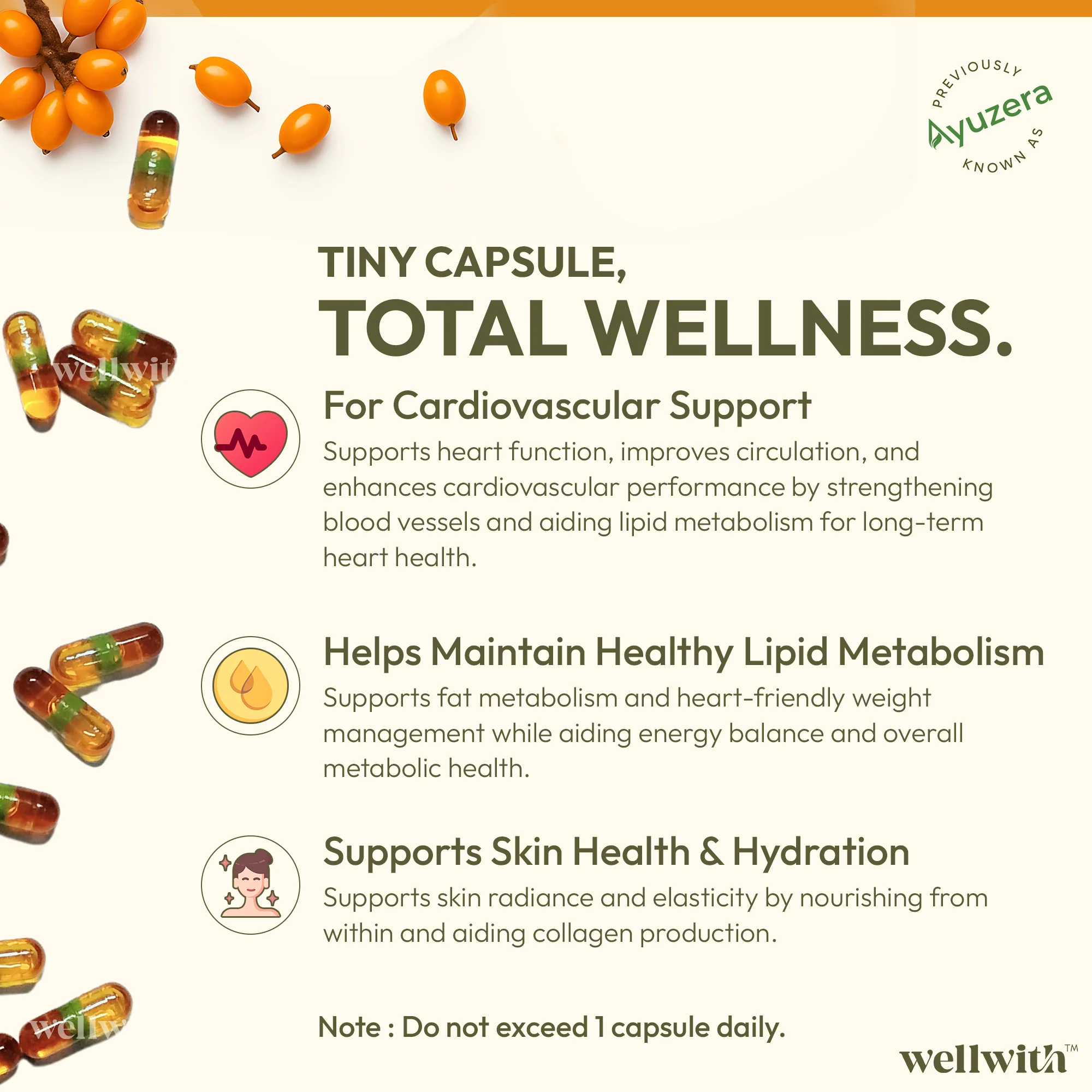Sea Buckthorn Oil Capsules (30 Capsules) - Image 5