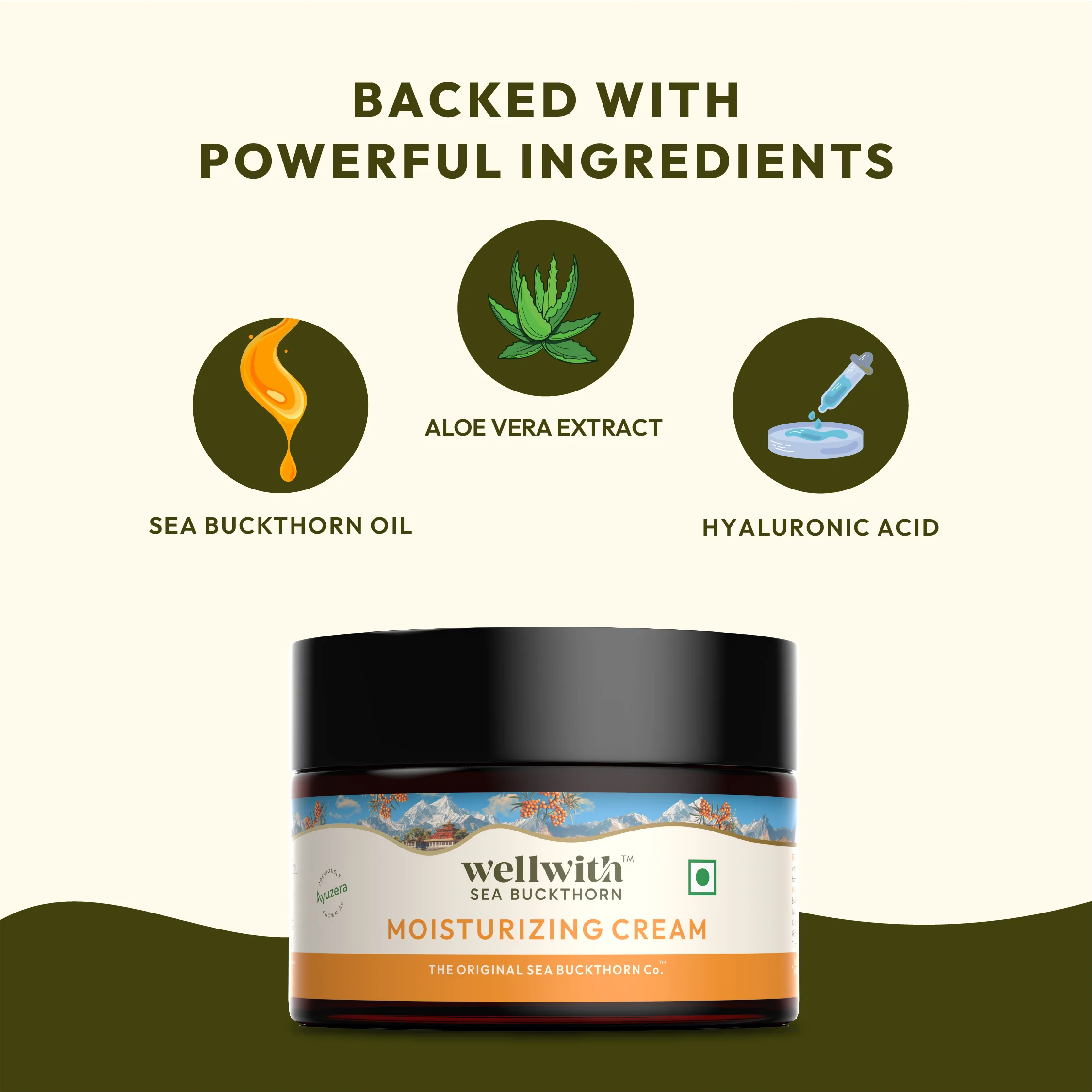 Sea Buckthorn Moisturizing Cream 50gm - Image 6