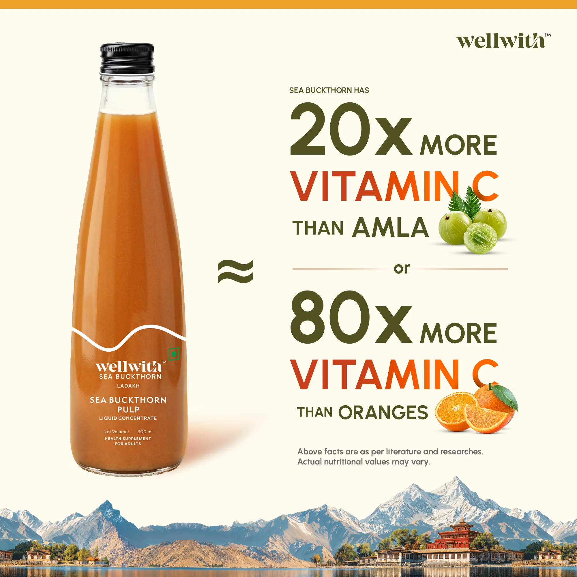 Sea Buckthorn Juice (Pulp) 300ml - Image 5