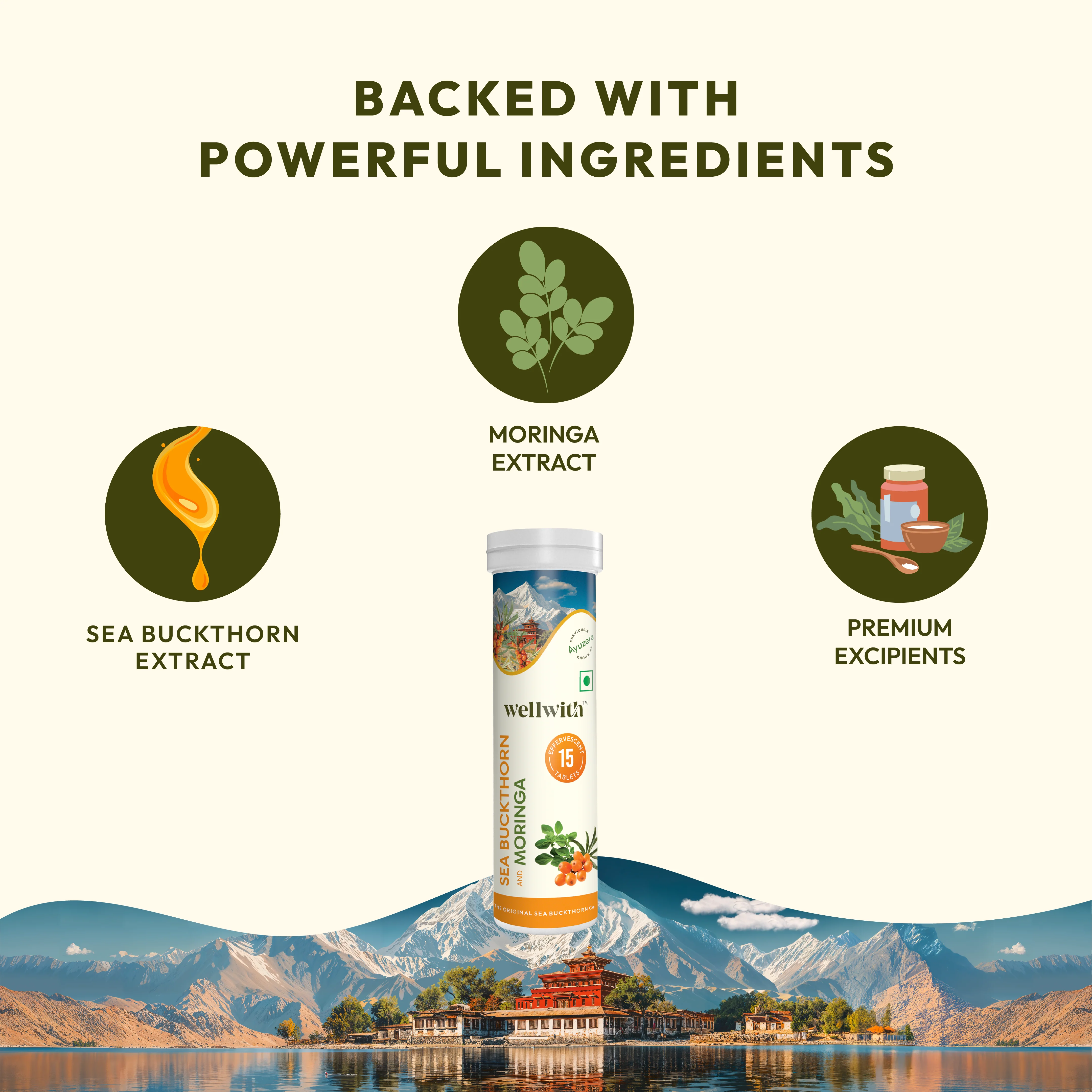 Sea buckthorn + Moringa Effervescent 15 Tablets - Image 7